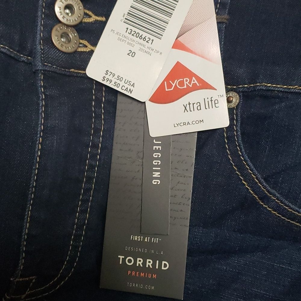 NWT Torrid Premium Jegging with Ankle Zippers - Size 20 - Picture 9 of 9